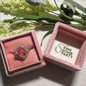 Ryze Stainless Steel pink Sugar Crush Crystal size 6